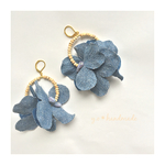 NEW🌸デニムフラワーピアス🌸