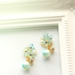 紫陽花パール ピアス/イヤリング