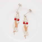 sale おすましネコピアス