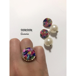 ピアス×指輪セット♡カラフル