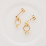 saleパールリングピアス