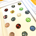 再販♡《ランダム10個入》チェック柄 カボション