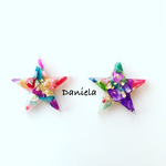 カラフル♡スターピアス