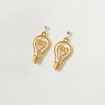 ＊きらめく電球＊ピアス/イヤリング