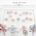 再販⭐️Candy color roundbeads＊24pcs＊アクリル ラウンド パステル