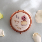 トワレ柄コンパクトミラー