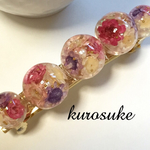豪華なお花バレッタ❤︎❤︎