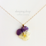 baby violet necklace