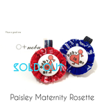 Paisley Maternity Rosette▶︎ペイズリーマタニティロゼット