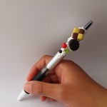 ボールペン  クッキー  (ボールペン赤色に変更出来ます。)