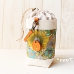 保冷bag★リバティ・スモール・スザンナ★イエロー・名入れ可