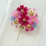 押し花のiPhoneケース - bouquet - With Love
