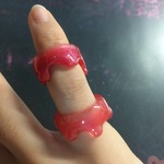 【ハロウィン限定】真っ赤な滴りリング【組み合わせ値引き】