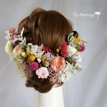 艶乙女ヘッドドレス♡色とりどりの花や実があでやか