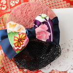 【sale】アンティーク和柄リボンのお団子カバー【sale】