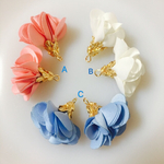 フラワータッセルパーツ花/材料/ピアス/イヤリング