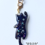 *夜空に猫（ストラップへの変更可）