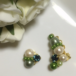 ☆sale☆モンタナスワロフスキー＆薄松葉コットンパールのイヤーカフset