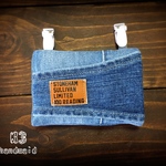 移動ポーチ   デニム㊳  移動ポケット