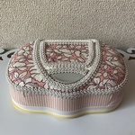 花柄×ストライプ  お尻拭きケース