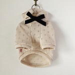 ★SALE★犬服・ リボン付アイレットパーカー