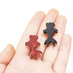 金魚のピンズ（2種１セット）