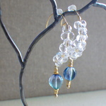 Blue&Clear    海の滴ピアス
