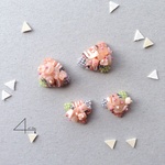【受注制作】Bird color (Dull pastel) triangleピアスorイヤリング