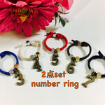 2点900円☆大人ロック×number ring☆全5色☆送料無料