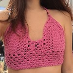 ★夏物sale 水着の上に可愛いクロシェー