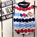 犬服ダックスSサイズ　トリコロールカラータンクトップ