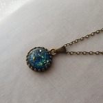 ＜再販＞海の青ネックレス