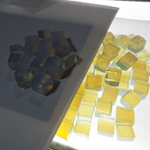 人工オパールグラス♪オパールキューブ♪研究所：Lab品♪