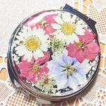 千鳥草ミックス お花畑コンパクトミラー