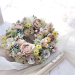 ピンクベージュのリース