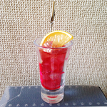 グレープフルーツジュースのメモスタンド☆