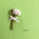 シロツメクサのbrooch