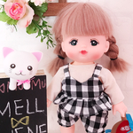 3点セット♡メルちゃん  ギンガムチェックのセット パンツ、トップス