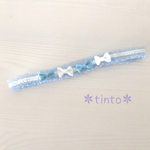 zcanm様専用＊プチリボン♡ベビー ヘアバンド（ブルー）結婚式＊パーティー