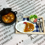  ミニチュア🍛カレーライスセット  ポテトサラダ