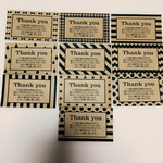 残り1点 クラフトThank youカード