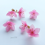 ＊桃の花のピアス＊