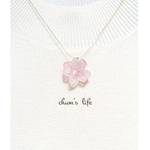再々々···販♡送料無料♡紫陽花のキラキラネックレス③