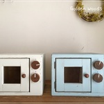 【受注製作】ナチュラルシャビーなまままごと電子レンジ