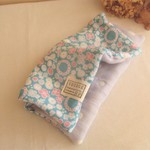 再販*8重ガーゼ大判ハンカチ*北欧pastelblueflower