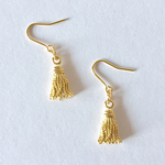 【再販/小さいピアスシリーズ】ゴールドミニタッセルピアス