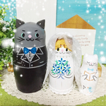 Ｔ様オーダー品＊猫ウェディングマトリョーシカ