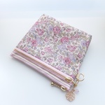 LIBERTY　Felicite　フェリシテ　2011ES　ピンク系　Wファスナーマチ付きポーチ　★サニタリーポーチにも♪