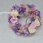 ミスティピンクのthanks♡wreath