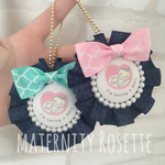 マタニティロゼット☆パール付き